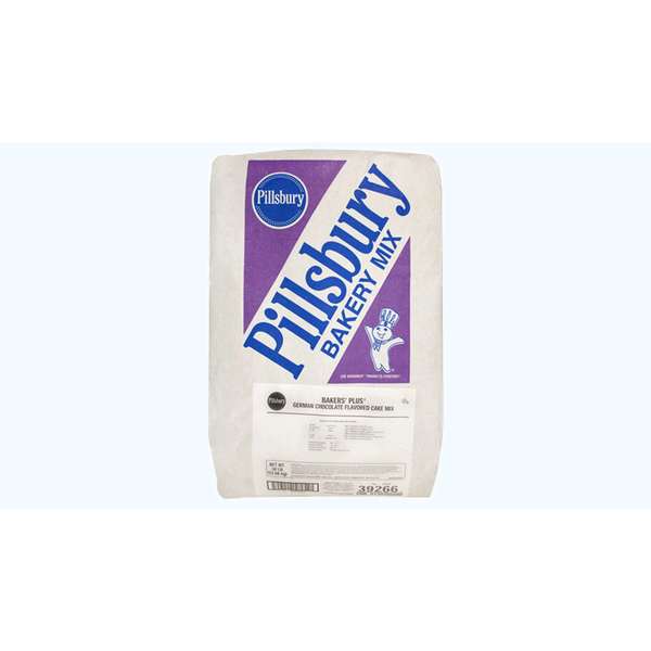 Pillsbury Pillsbury Bakers' Plus Cake Mix German Chocolate 50lbs 18000-39266